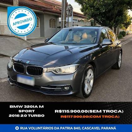 BMW 320i 2.0 SPORT 16V TURBO ACTIVE FLEX 4P AUTOMÁTICO BMW 320i 2.0 SPORT 16V TURBO ACTIVE FLEX 4P AUTOMÁTICO